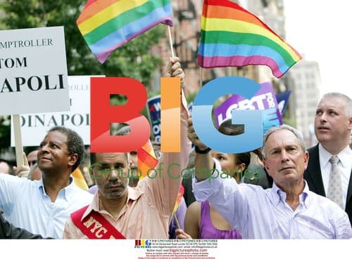 NY Gov. Paterson and Mayor Bloomberg at Pride Parade