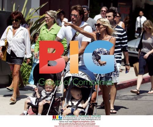 Tori Spelling and family out in Malibu