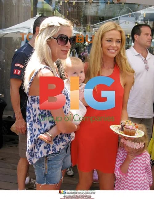 Tori Spelling and daughter at EB Medical Research picnic