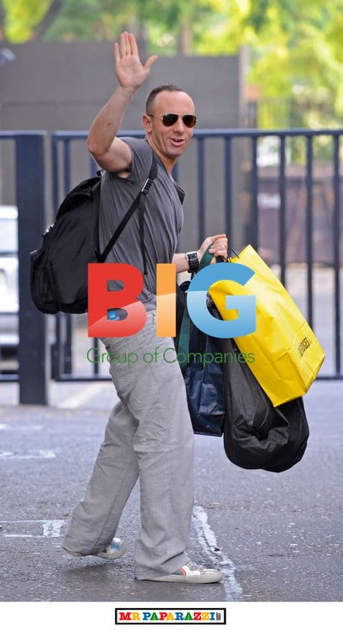 GMTV Fashion Expert Mark Hayes Outside ITV Studios