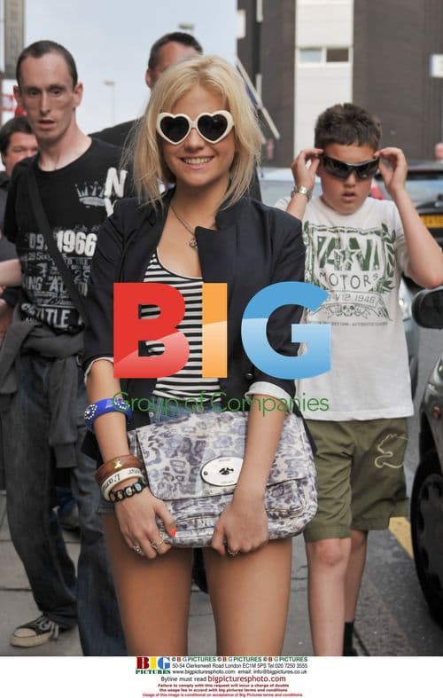 Pixie Lott signs autographs in Liverpool