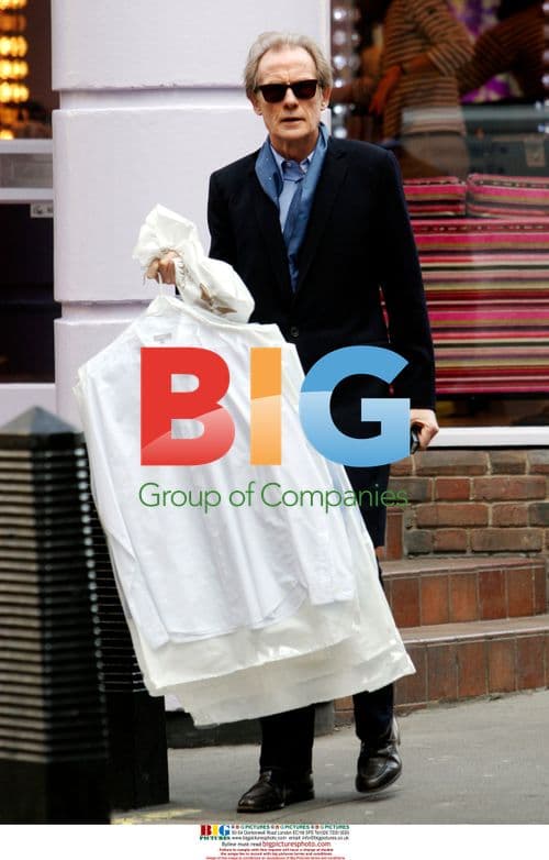 Bill Nighy out in London