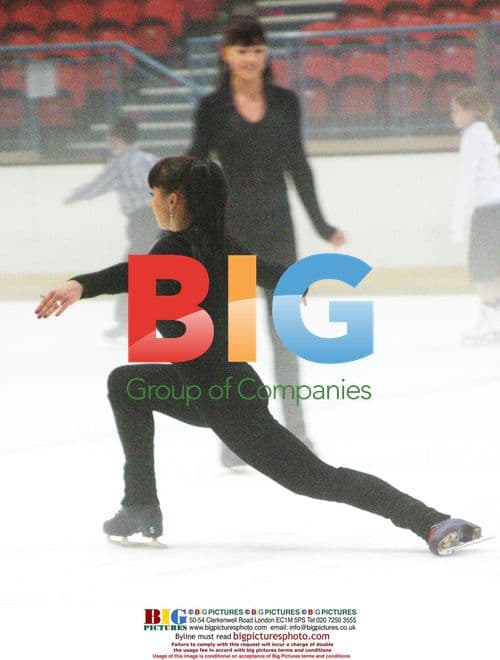 The Cheeky Girls Practice Ice Skating