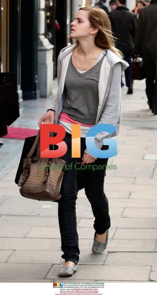 Emma Watson goes shopping in London
