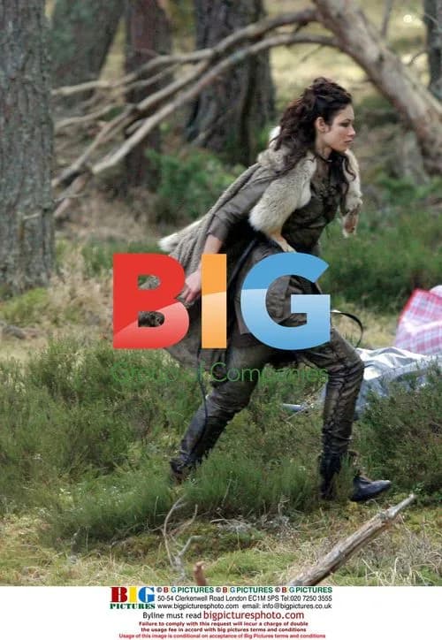 Olga Kurylenko on "Centurion" Set