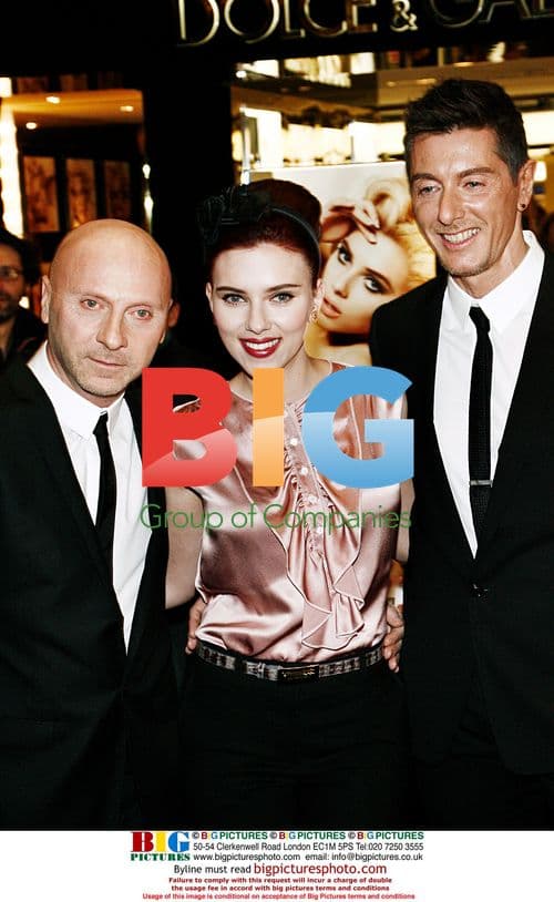 Scarlett Johansson at Dolce and Gabbana Launch Party