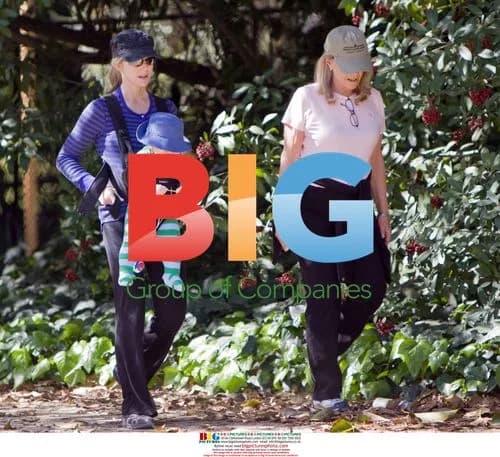 Courtney Thorne-Smith and son Jacob take walk