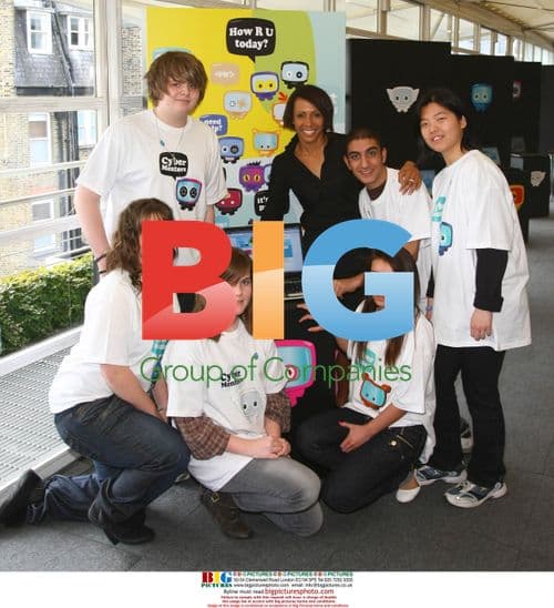 Kelly Holmes at Cyber Mentors website launch