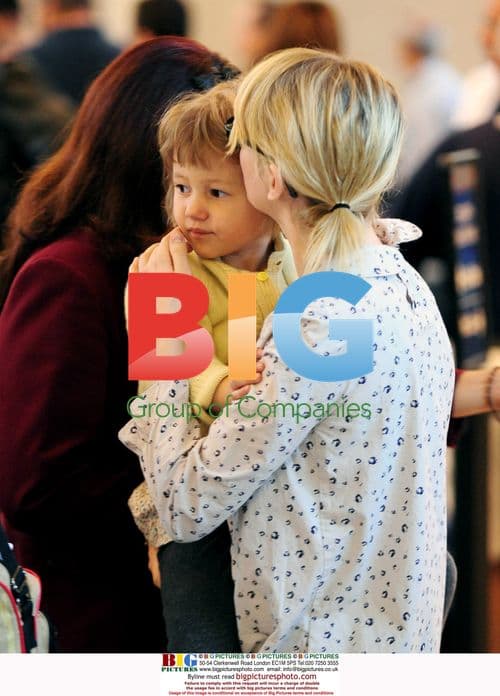 Michelle Williams and daughter depart LAX