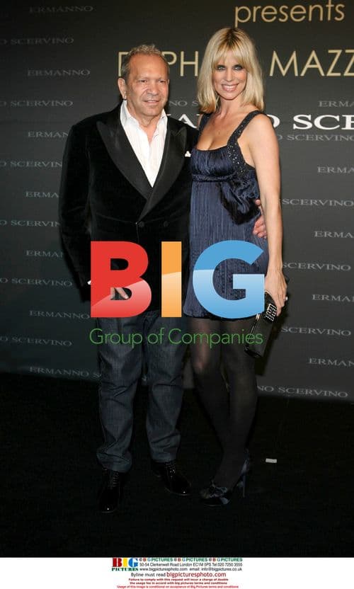 Ermanno Scervino and Filippa Lagerback at Milan Fashion Week