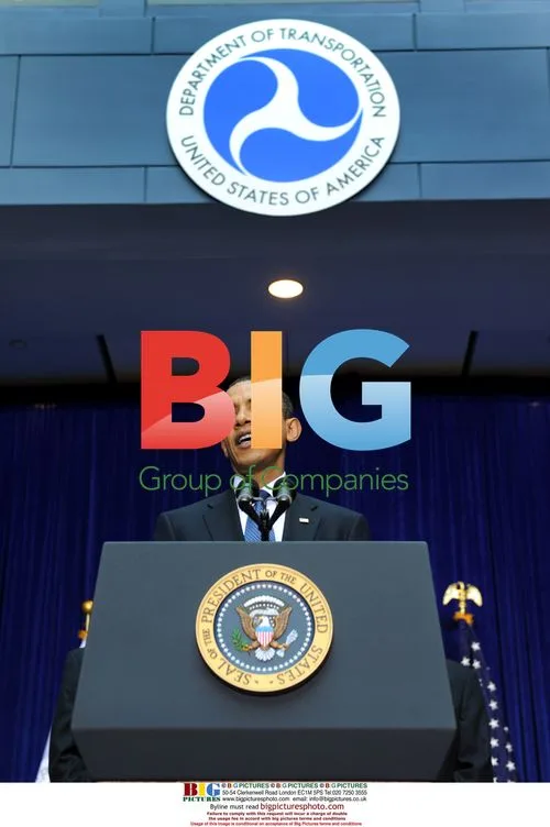 President Obama speaks on stimulus at DoT