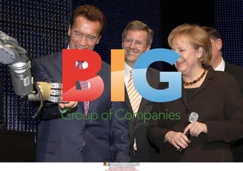 Arnold Schwarzenegger at 2009 CeBIT opening