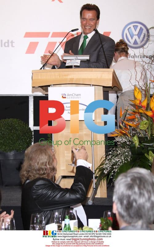Arnold Schwarzenegger at AmCham Gala Luncheon