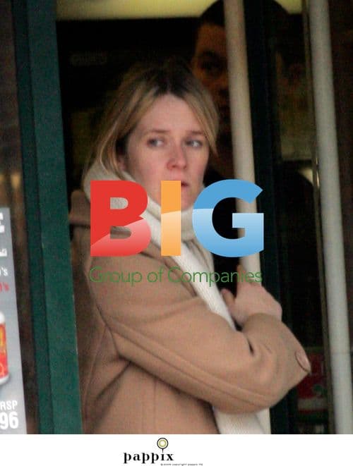 Edith Bowman and Tom Smith out with baby Rudy