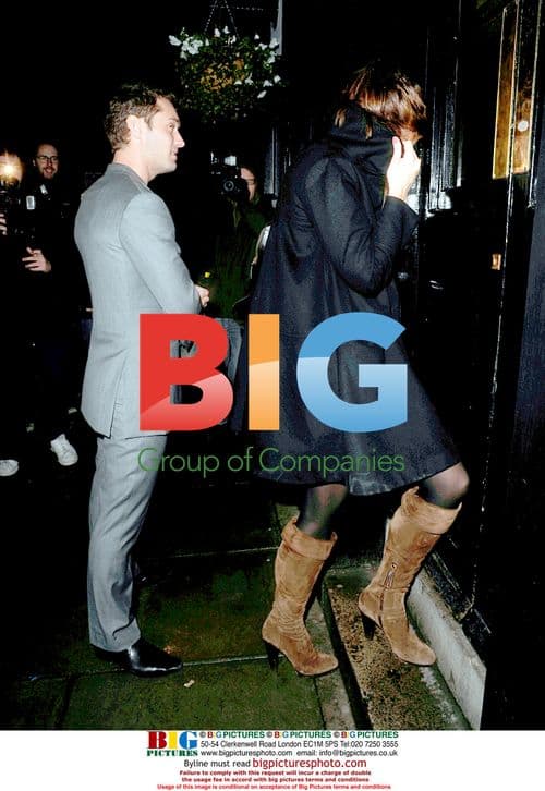 Jude Law with Mystery Lady at Punchbowl Party