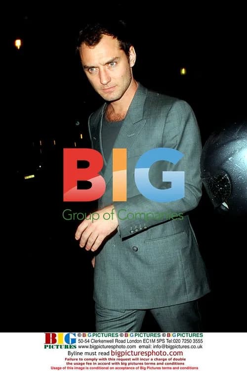 Jude Law Arrives at Party with Mystery Woman
