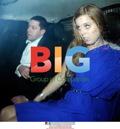 Princesses Beatrice and Eugenie Leaving Whisky Mist