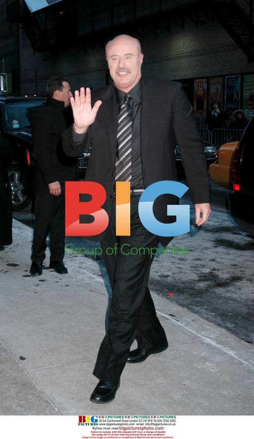 Dr. Phil Appears on Letterman Show