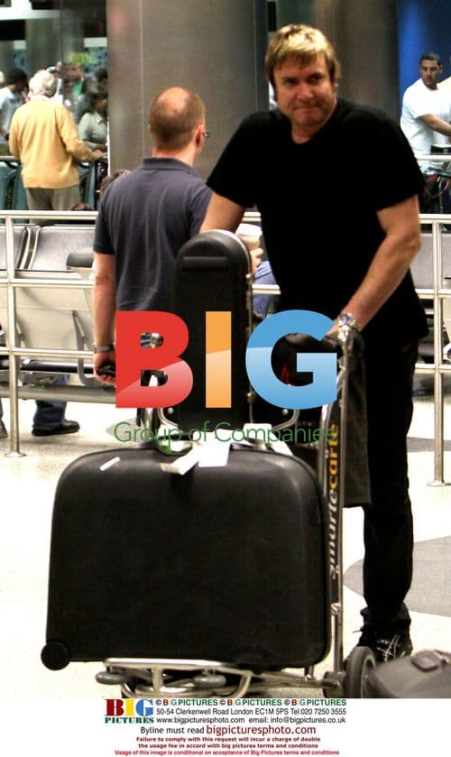 Duran Duran's Simon Le Bon at Miami Airport