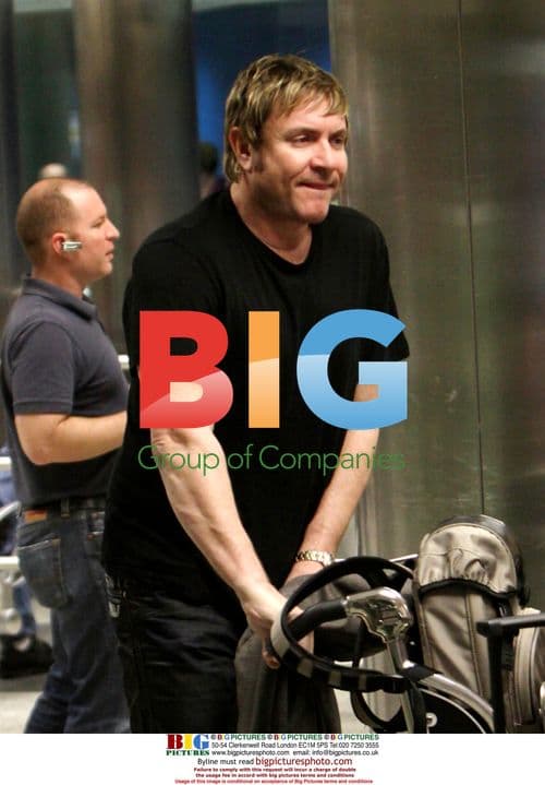 Duran Duran's Simon Le Bon at Miami Airport