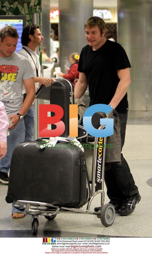 Simon Le Bon Arrives in Miami