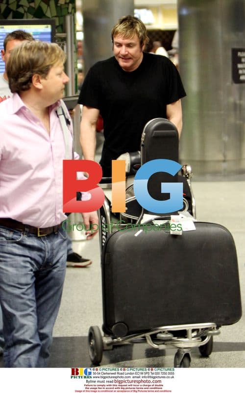 Duran Duran Singer Simon Le Bon Arrives in Miami