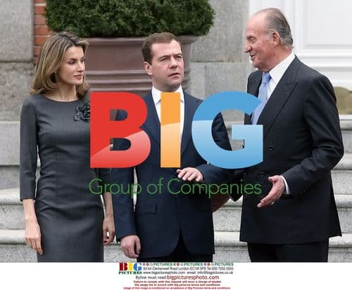 Spanish Royals host Russian President