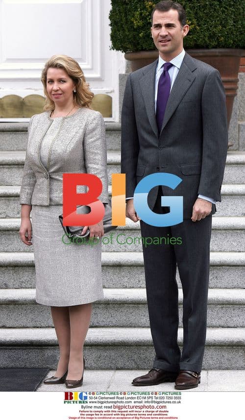 Spanish Royal Family and Russian President at Zarzuela Palace