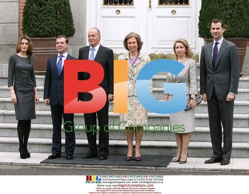 Spanish Royals Host Russian President