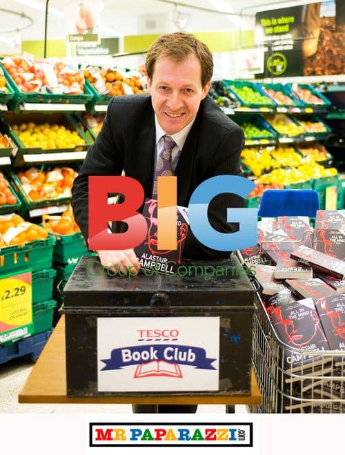 Alastair Campbell and Jane Moore launch Tesco Book Club
