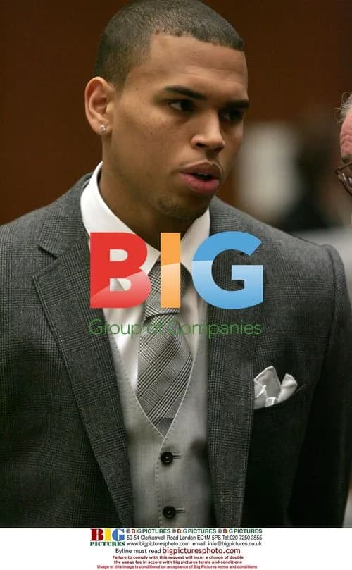 Chris Brown in Court
