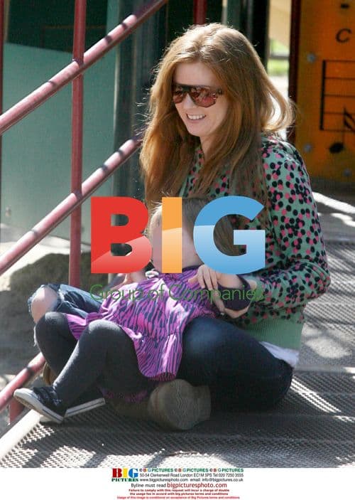 Isla Fisher and Daughter Olive at Beverly Hills Park