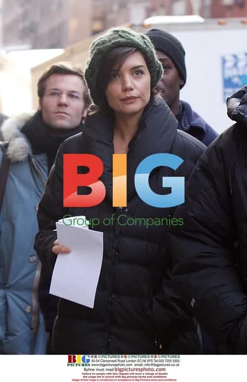 Katie Holmes on 'The Extra Man' set