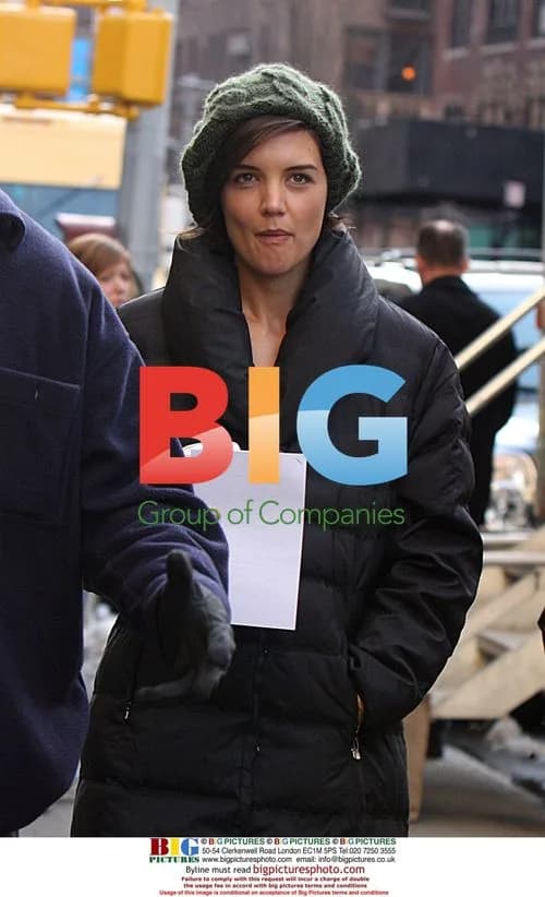 Katie Holmes on 'The Extra Man' Set