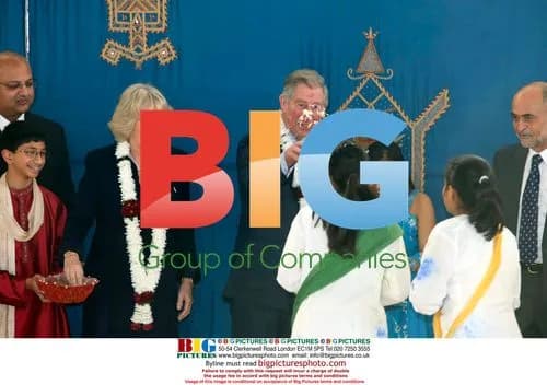 Prince Charles and Duchess Celebrate Holi