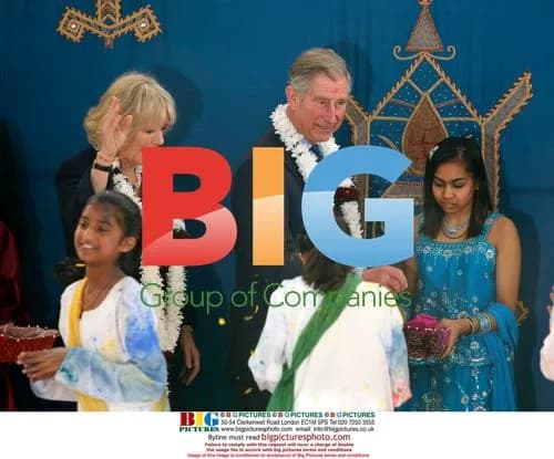 Prince Charles and Duchess Camilla Celebrate Holi
