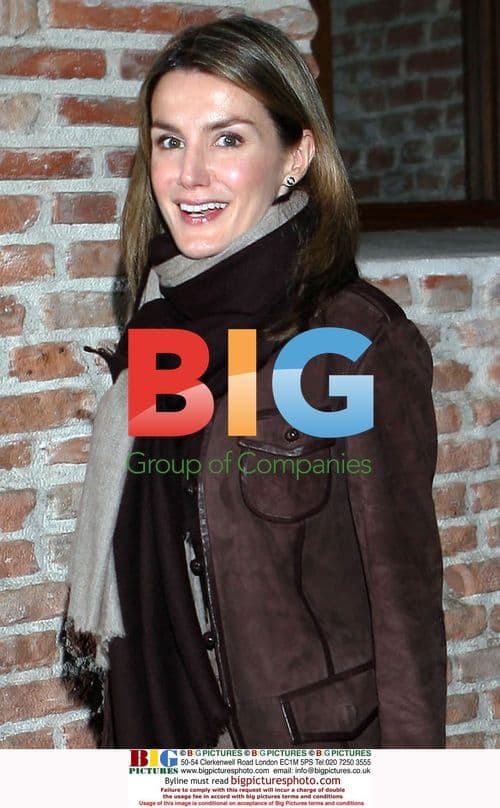 Crown Princess Letizia Visits School in Madrid