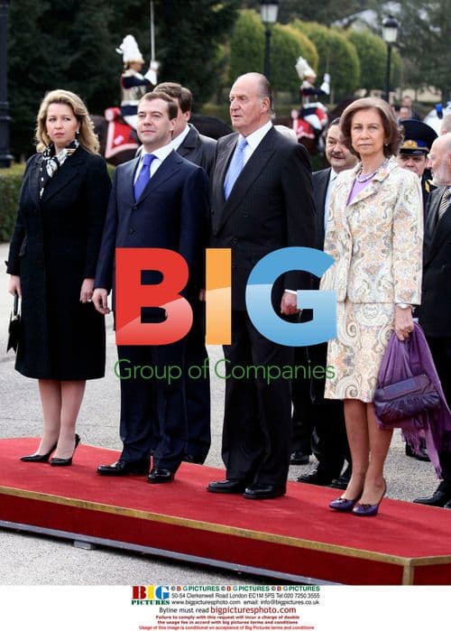 Spanish Kings Receive Russian President