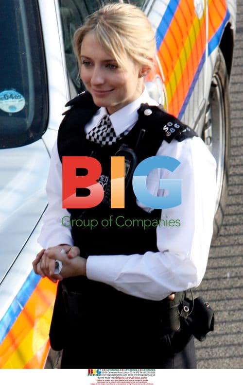 The Bill cast filming in Battersea