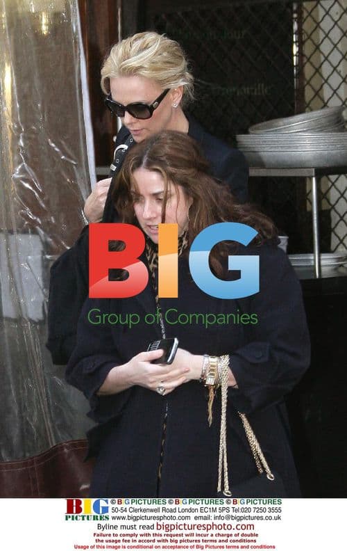 Charlize Theron Shopping in Paris