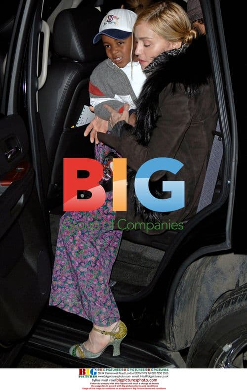 Madonna with son David and boyfriend Jesus Luz