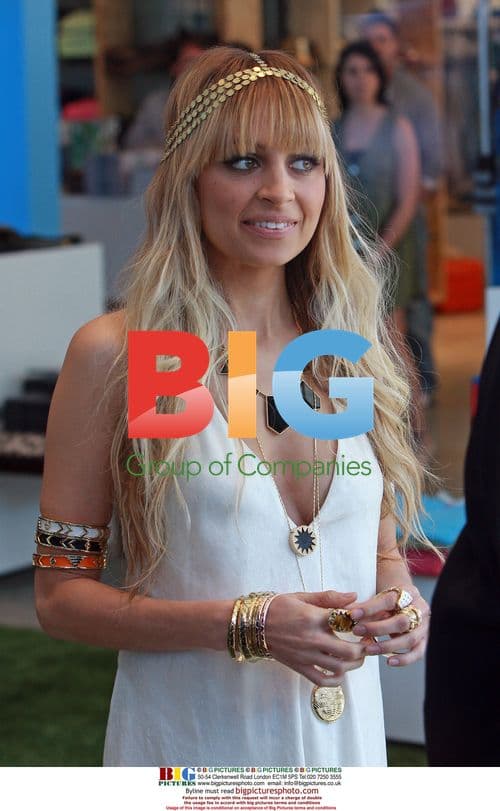 Nicole Richie Filming Commercial at Kitson