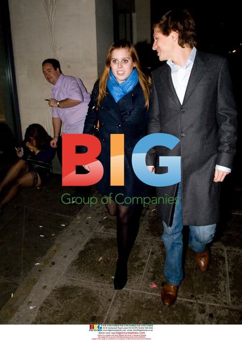 Princess Beatrice leaves Nobu with boyfriend Dave