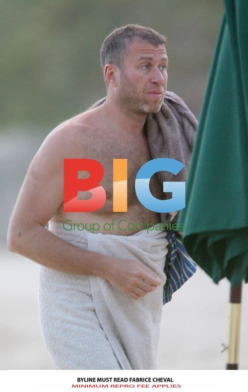 Russian billionaire Roman Abramovich on vacation