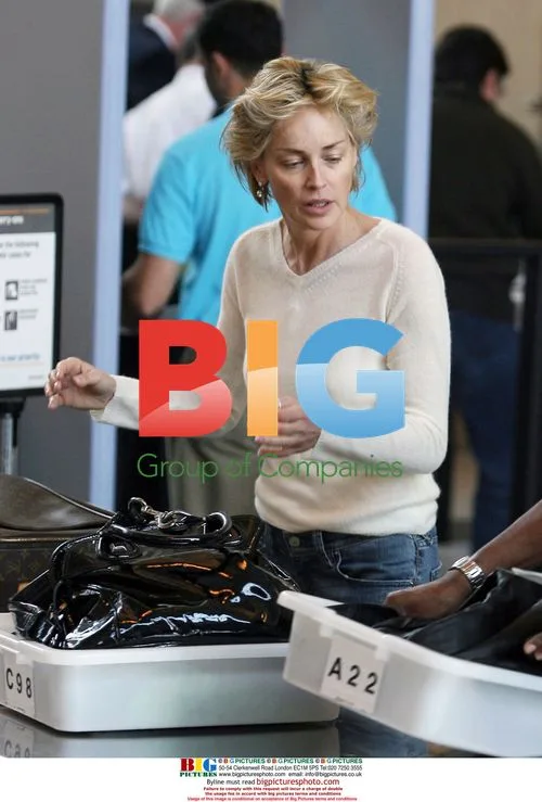 Sharon Stone at LAX