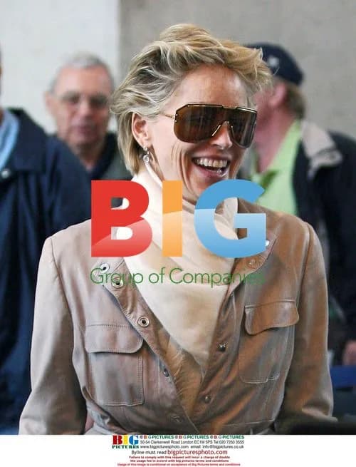Sharon Stone at LAX