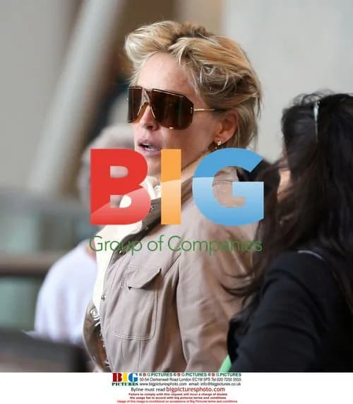 Sharon Stone at LAX