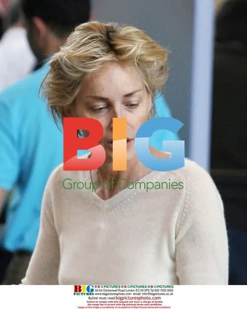 Sharon Stone at LAX