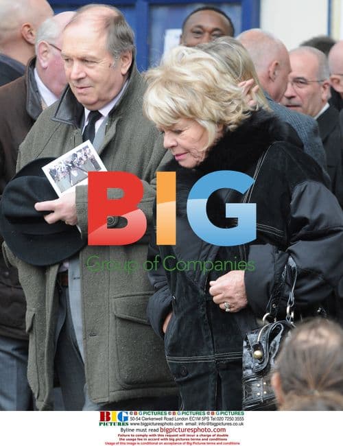 Funeral of former actress Wendy Richard