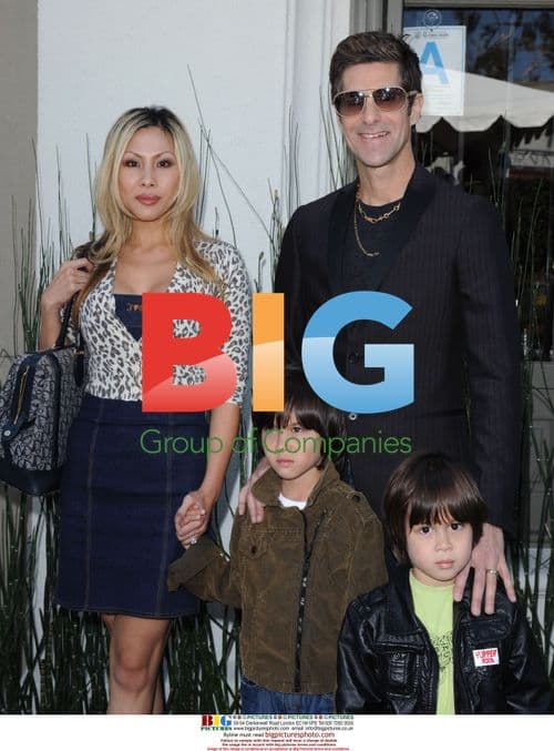 Perry Farrell and Family at Varvatos Benefit